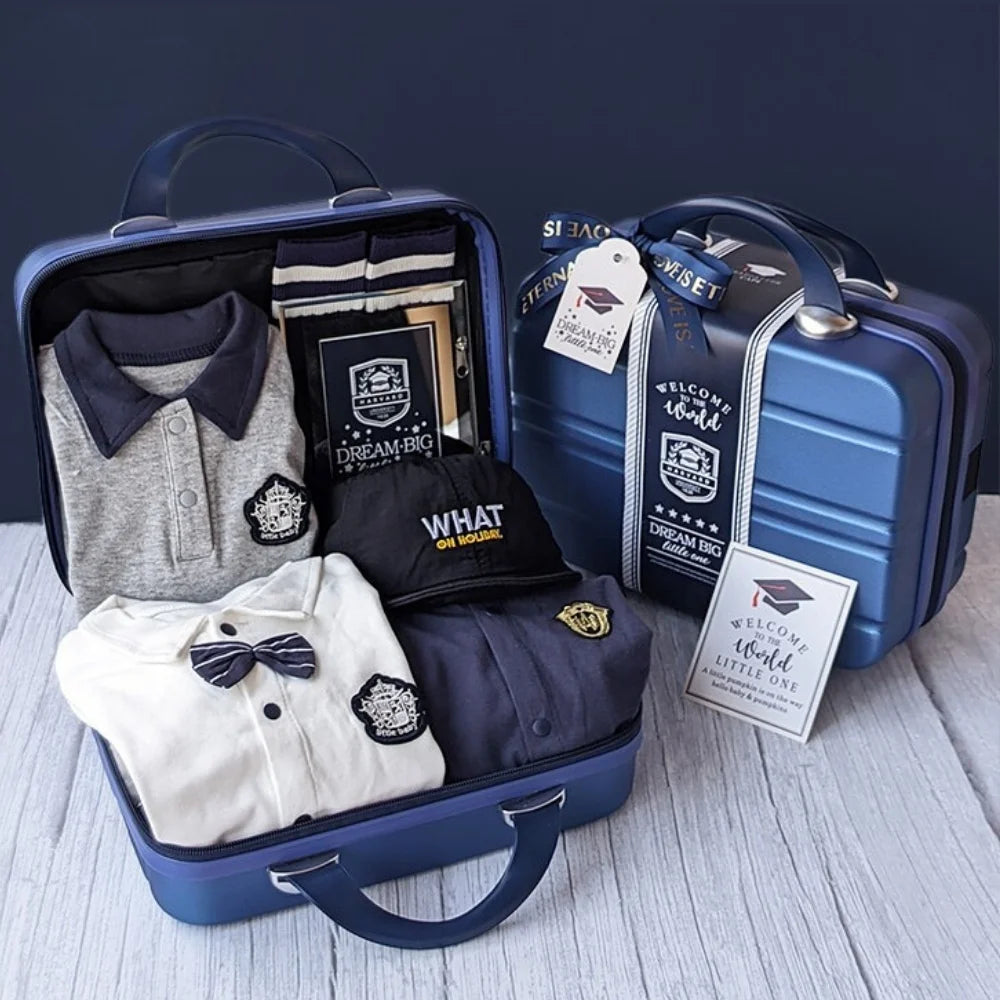 Student Baby Gift Set in Keepsake Suitcase