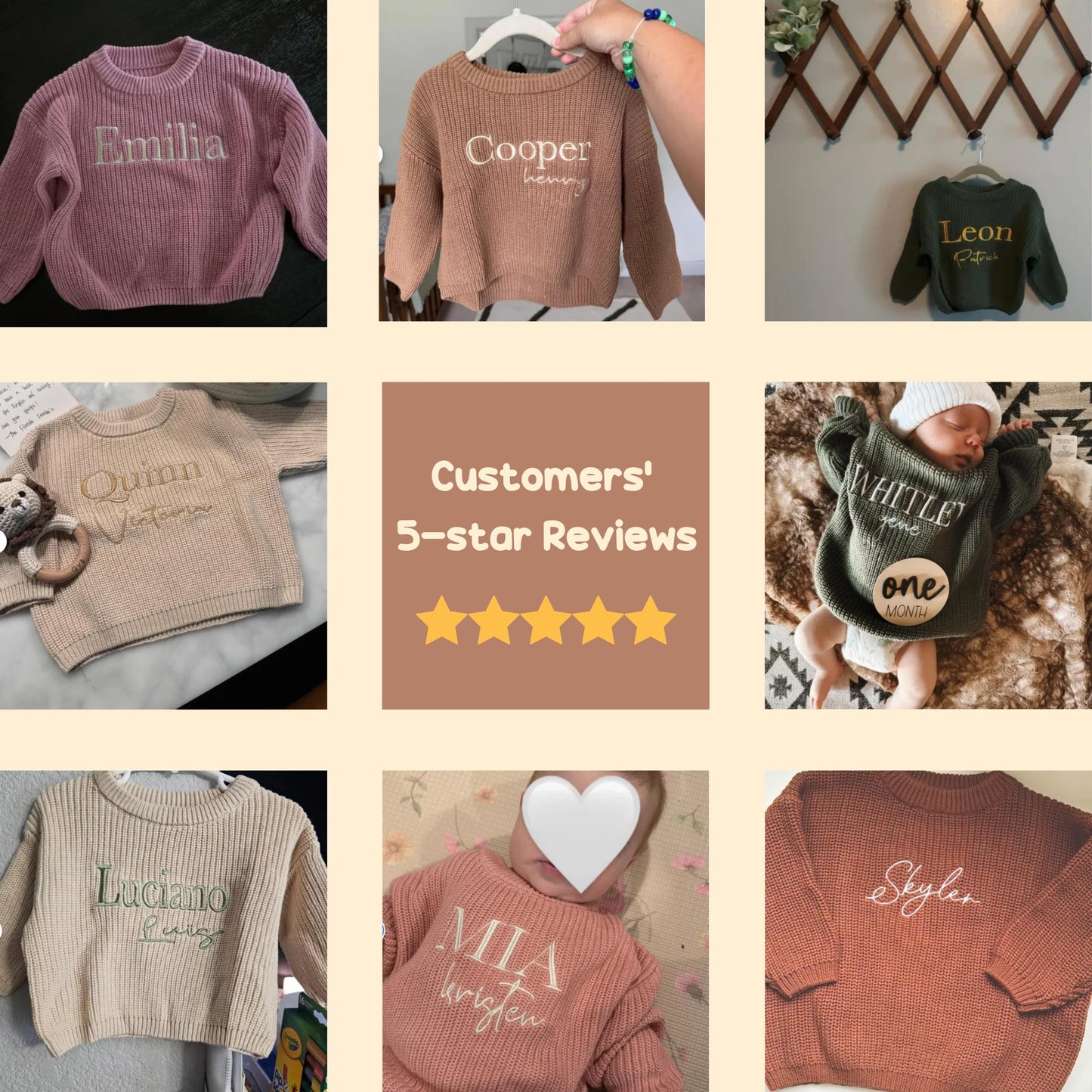 Customized Baby Sweater
