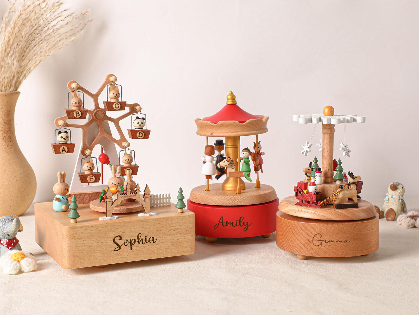 Engraved Name Music Box