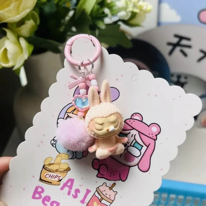 LABUBU YOGA SERIES KEYCHAIN