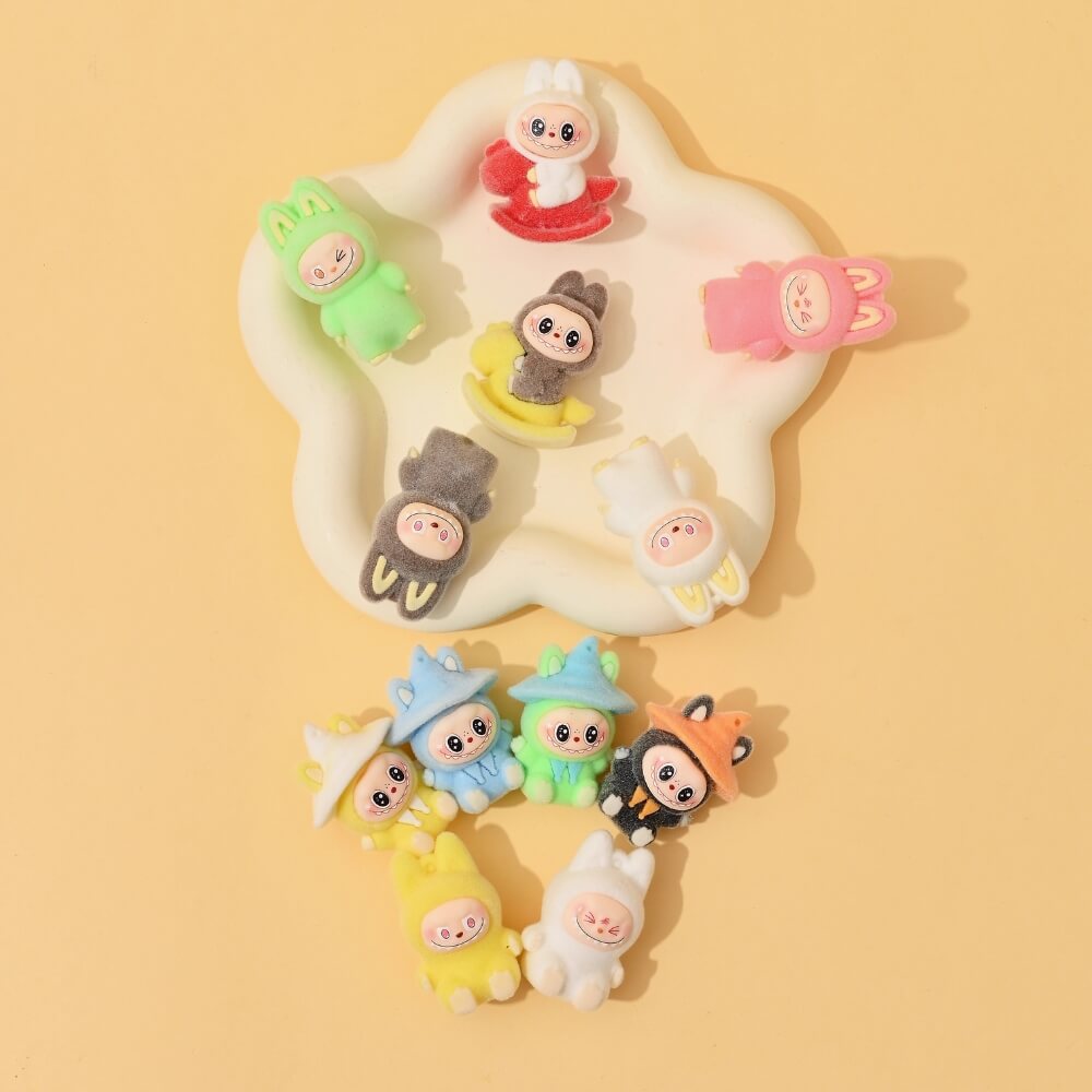 Advent Calendar Labubu – 12 Flocked Plush Toys