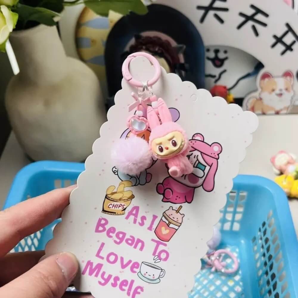 LABUBU YOGA SERIES KEYCHAIN