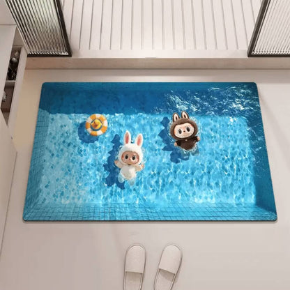 LABUBU Bathroom Floor Mat