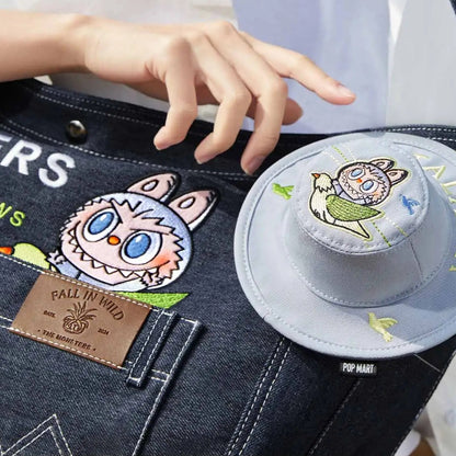 LABUBU DENIM MESSENGER BAG