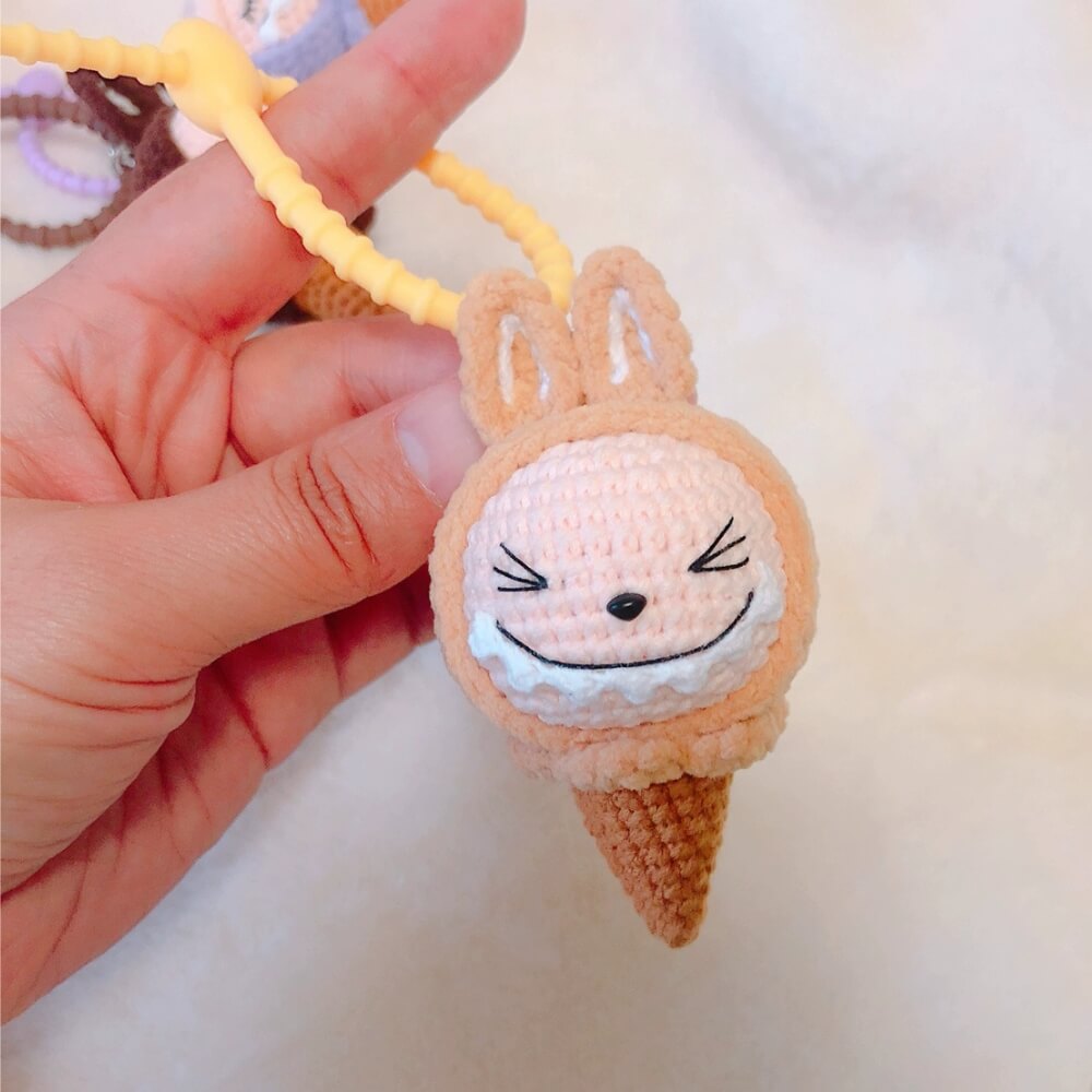 Labubu Crochet Keychain (Personalized)