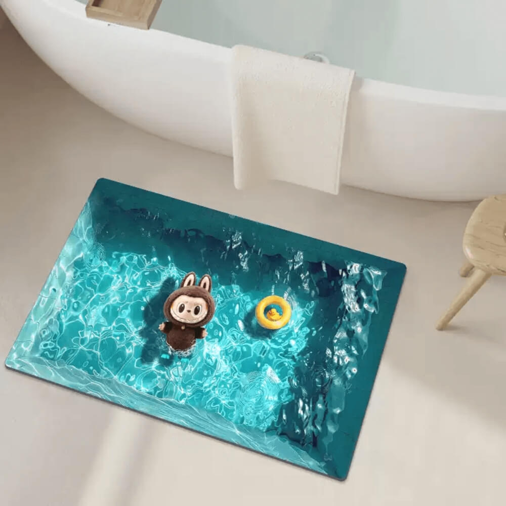 LABUBU Bathroom Floor Mat