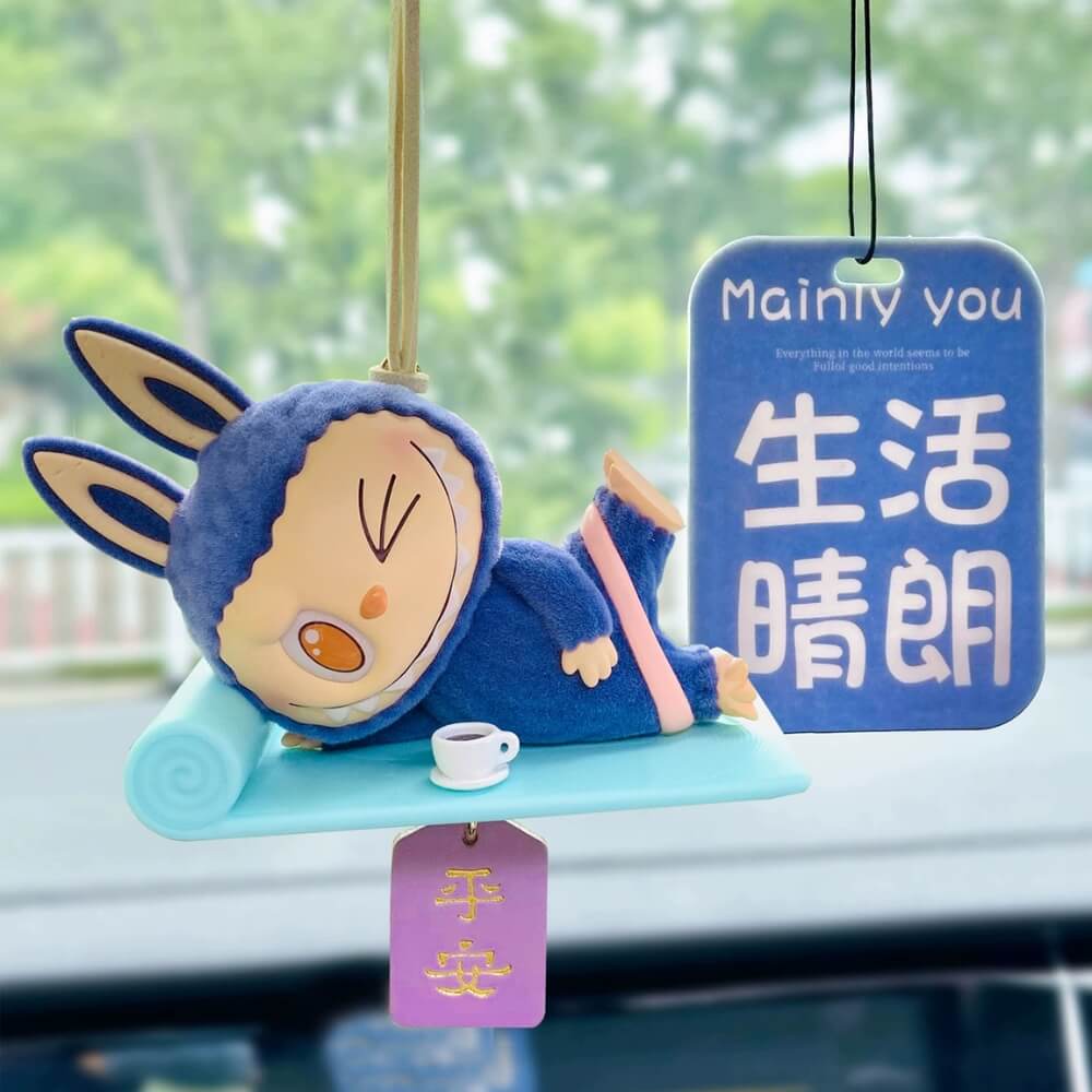 LABUBU YOGA CAR PENDANT