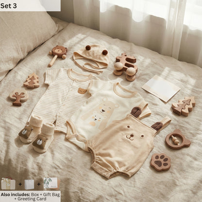 Bear Baby Gift Set in Keepsake Suitcase