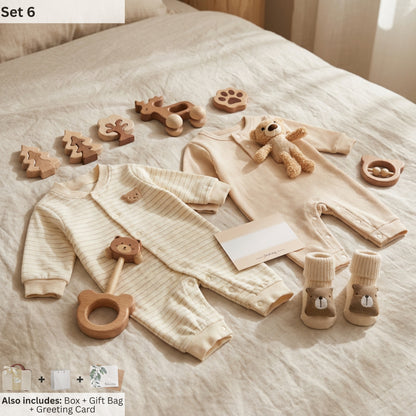 Bear Baby Gift Set in Keepsake Suitcase