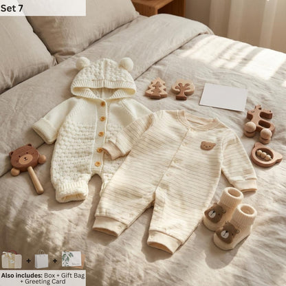 Bear Baby Gift Set in Keepsake Suitcase