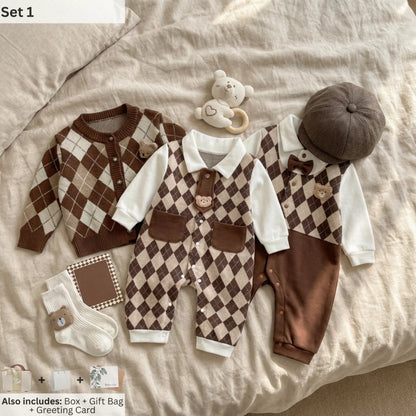 CEO Bear Baby Gift Set in Keepsake Suitcase