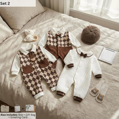 CEO Bear Baby Gift Set in Keepsake Suitcase