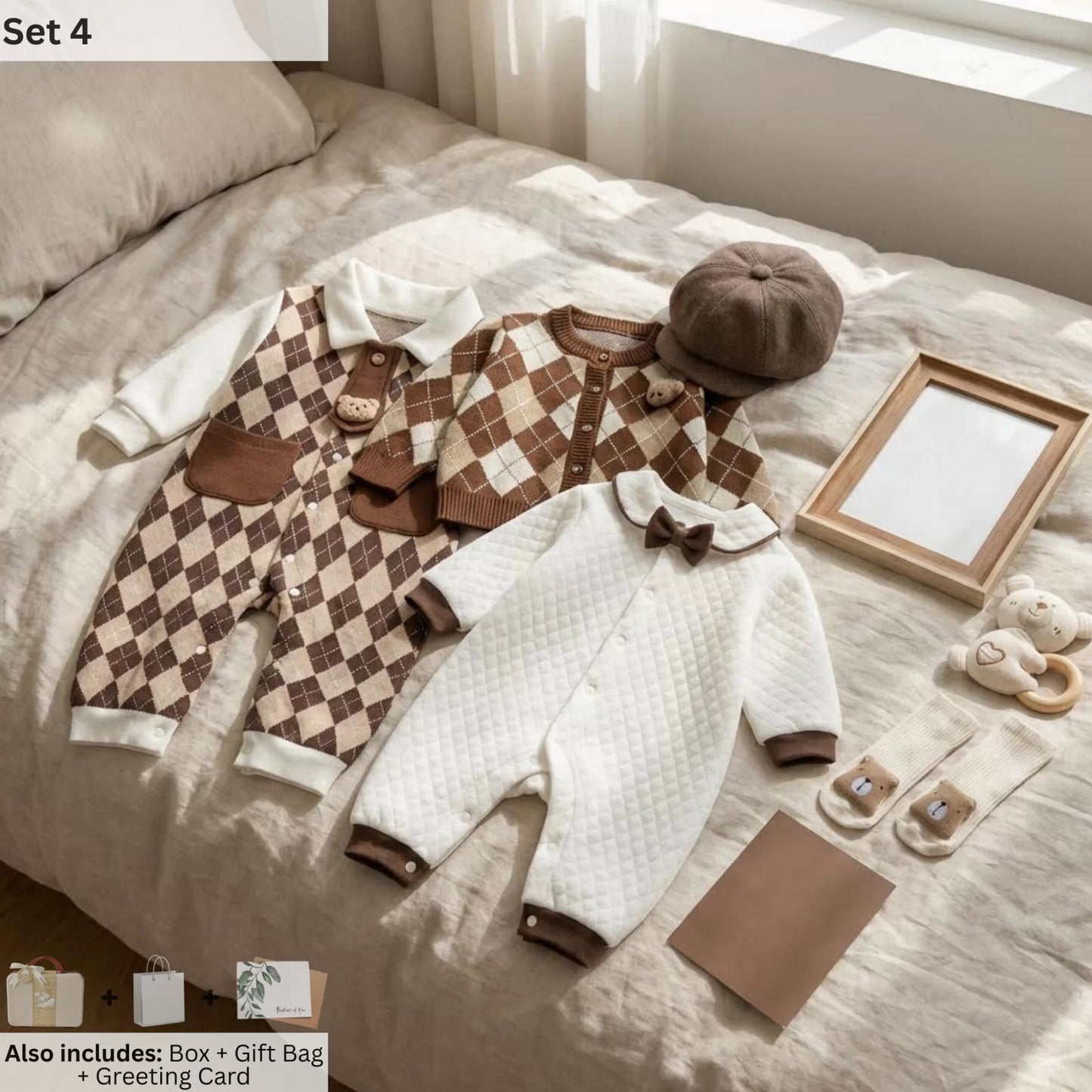 CEO Bear Baby Gift Set in Keepsake Suitcase