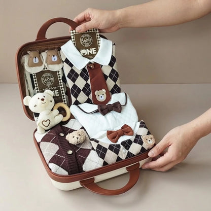 CEO Bear Baby Gift Set in Keepsake Suitcase