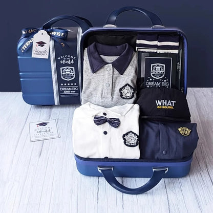 Student Baby Gift Set in Keepsake Suitcase