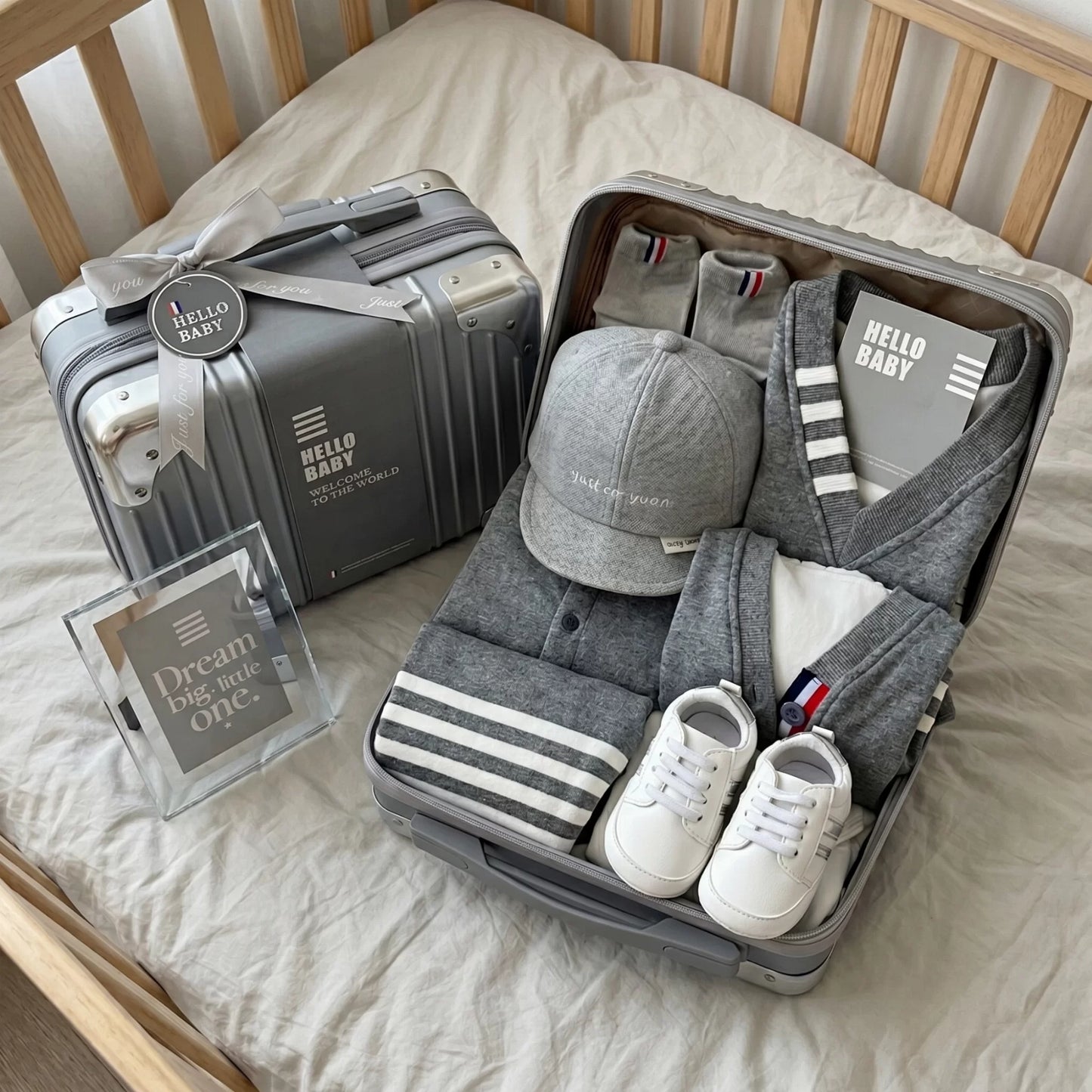 Champion Baby Gift Set in Keepsake Suitcase