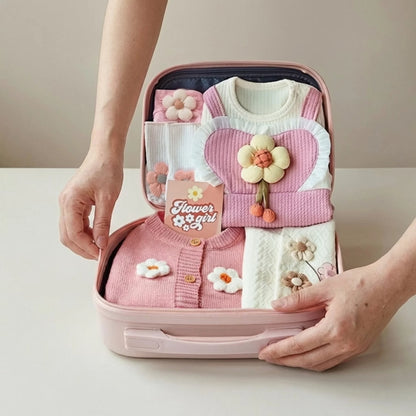 Flower Baby Gift Set in Keepsake Suitcase