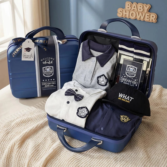 Student Baby Gift Set in Keepsake Suitcase