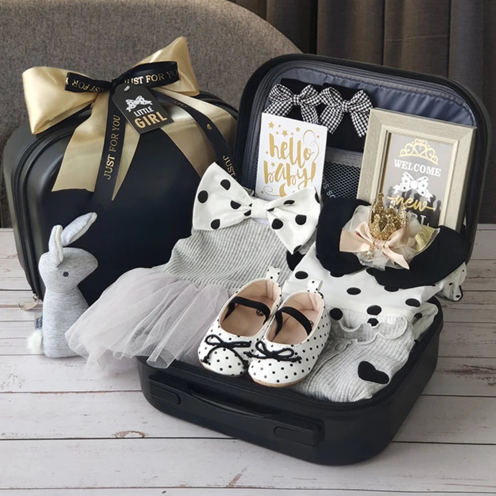 Queen Baby Gift Set in Keepsake Suitcase