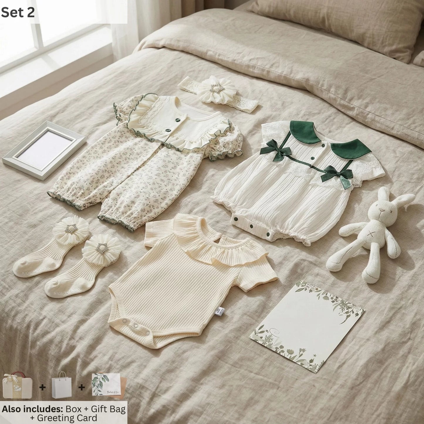 Pumpkin Baby Gift Set in Keepsake Suitcase