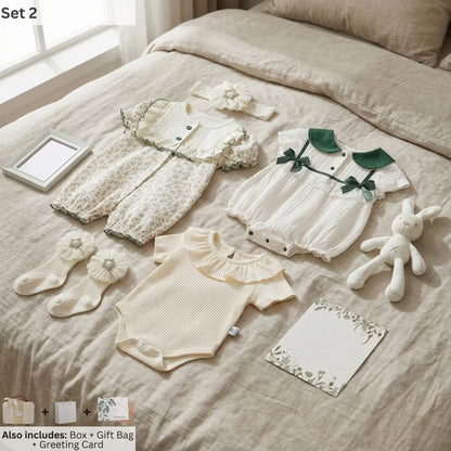 Pumpkin Baby Gift Set in Keepsake Suitcase