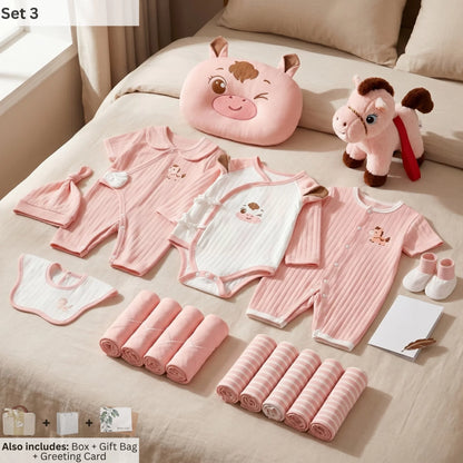 Horse Baby Gift Set in Keepsake Suitcase