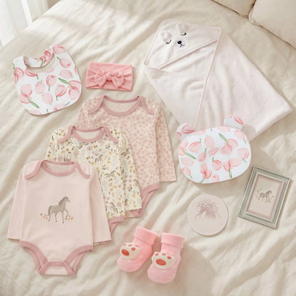Equestrian Cars Baby Gift Set in Keepsake Suitcase