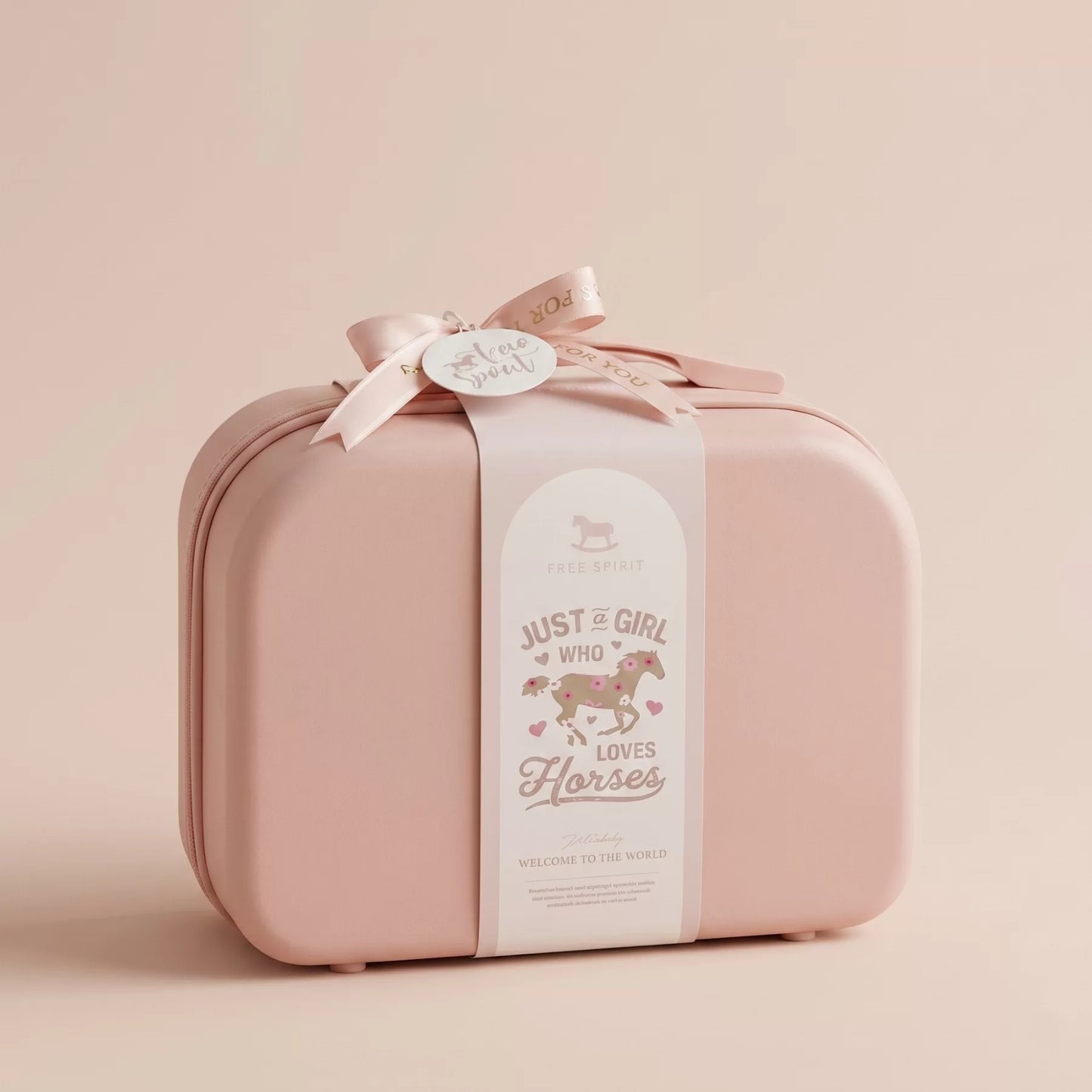 Equestrian Cars Baby Gift Set in Keepsake Suitcase