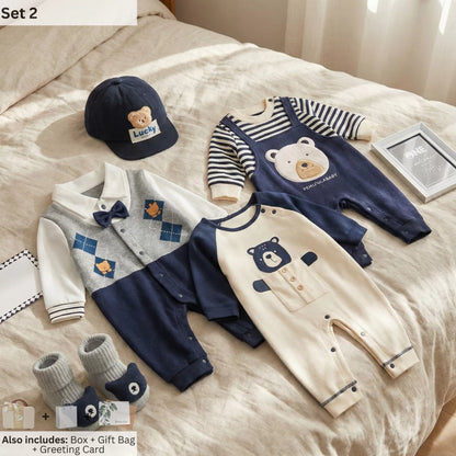 Lucky Baby Gift Set in Keepsake Suitcase