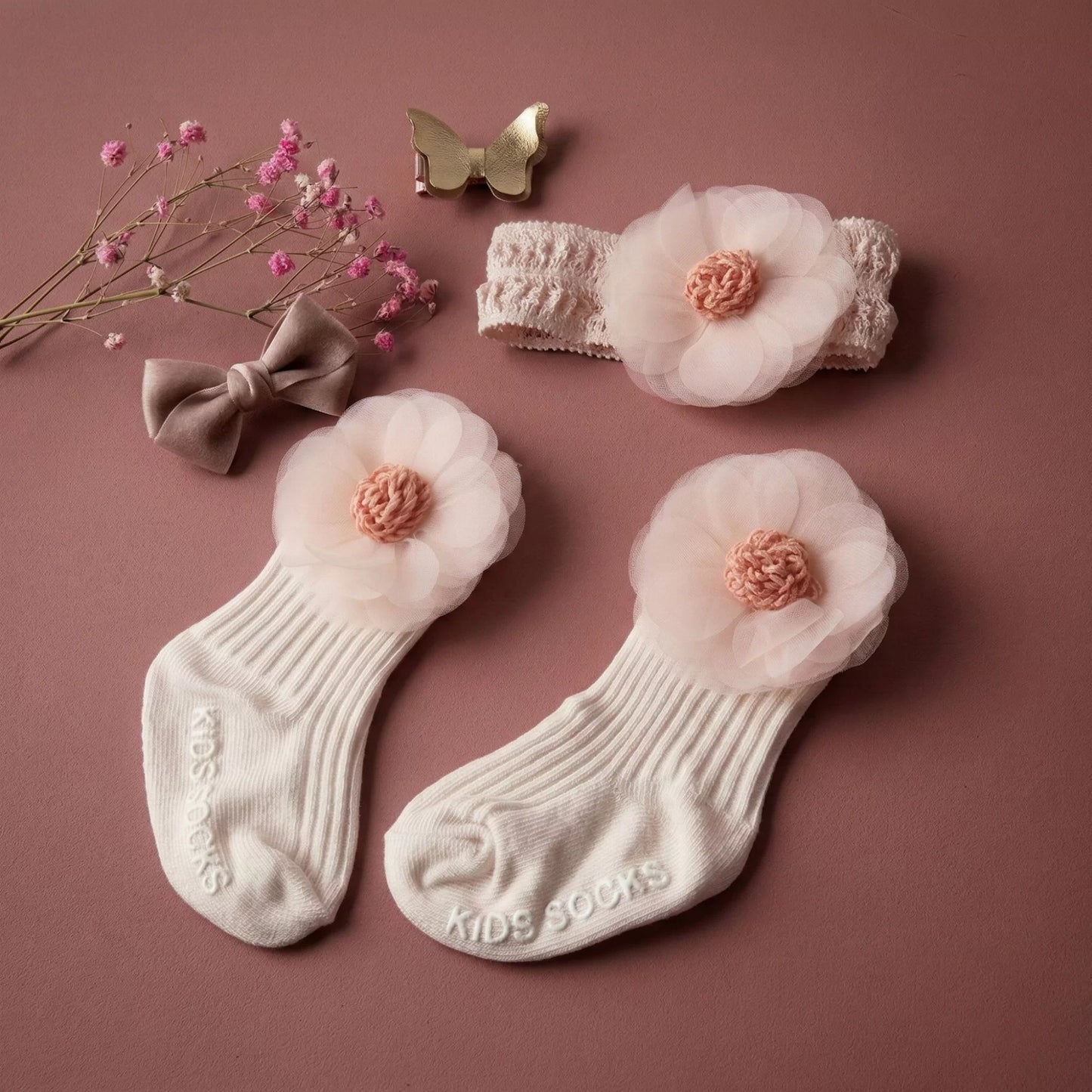 Butterfly Baby Gift Set in Keepsake Suitcase