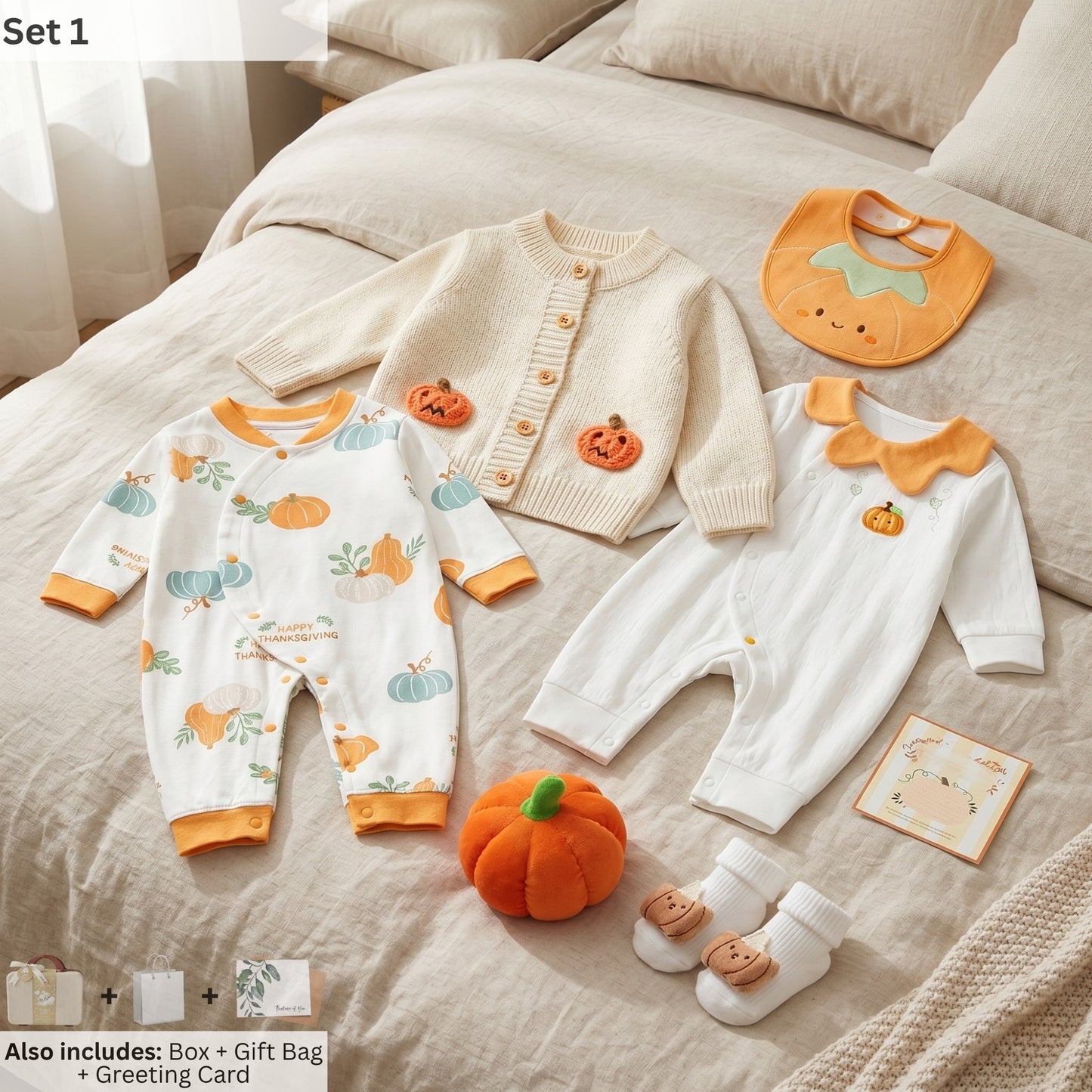 Halloween Baby Gift Set in Keepsake Suitcase