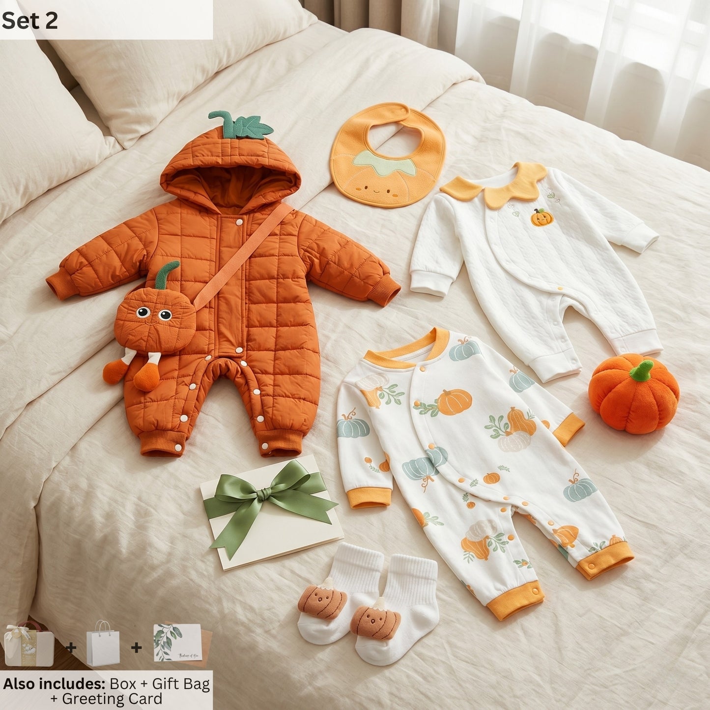 Halloween Baby Gift Set in Keepsake Suitcase