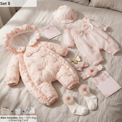 Butterfly Baby Gift Set in Keepsake Suitcase