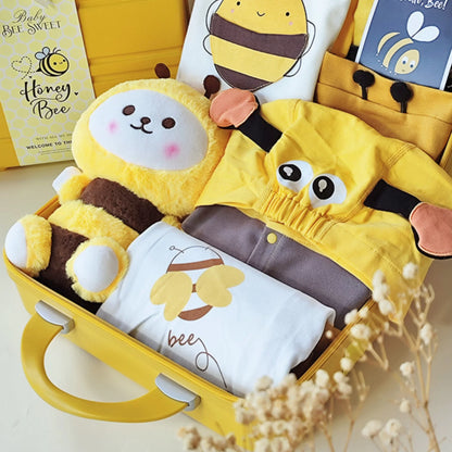 Honey Bee Baby Gift Set in Keepsake Suitcase