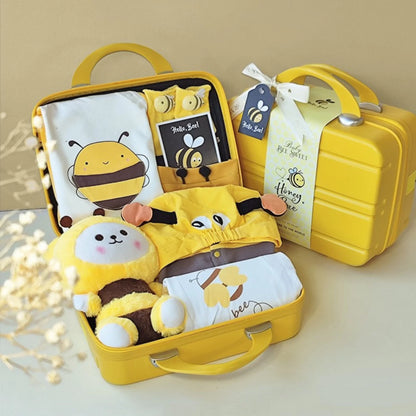 Honey Bee Baby Gift Set in Keepsake Suitcase