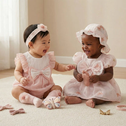 Butterfly Baby Gift Set in Keepsake Suitcase