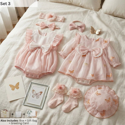 Butterfly Baby Gift Set in Keepsake Suitcase