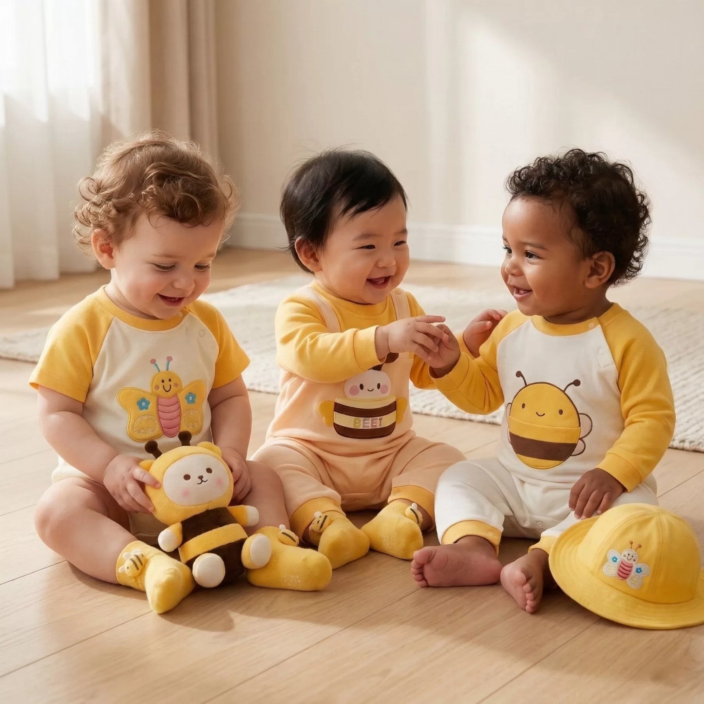 Honey Bee Baby Gift Set in Keepsake Suitcase