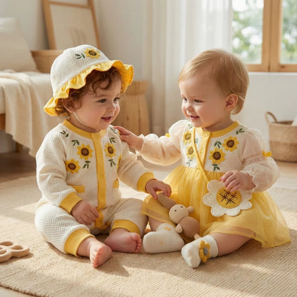 Girasole Baby Gift Set in Keepsake Suitcase