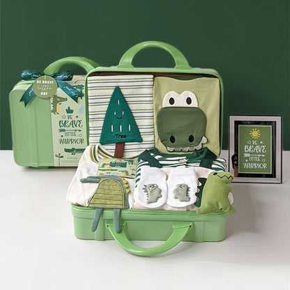 Croco Baby Gift Set in Keepsake Suitcase