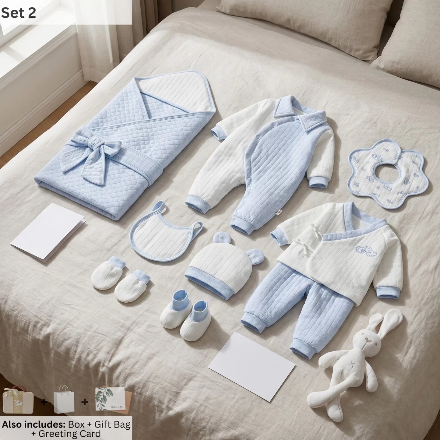 Angelo Baby Gift Set in Keepsake Suitcase