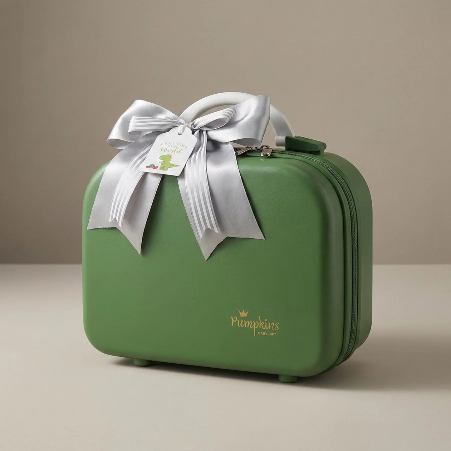 Dino Baby Gift Set in Keepsake Suitcase