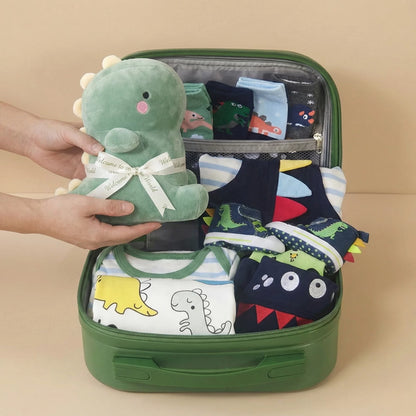 Dino Baby Gift Set in Keepsake Suitcase