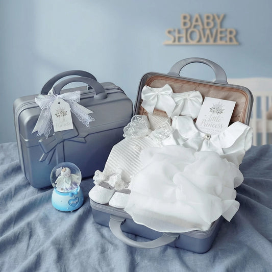 Angel Baby Gift Set in Keepsake Suitcase