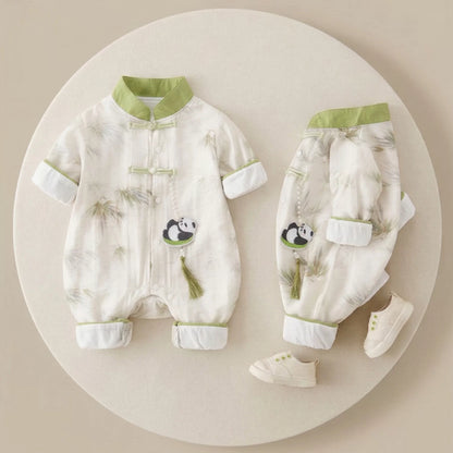 Panda Baby Gift Set in Keepsake Suitcase