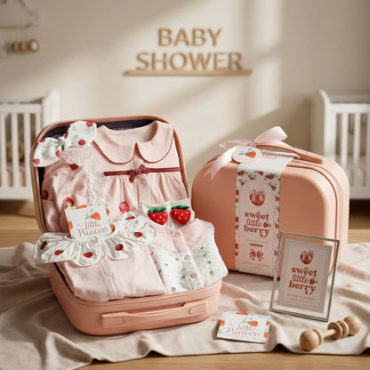 Berry Baby Gift Set in Keepsake Suitcase