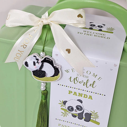 Panda Baby Gift Set in Keepsake Suitcase