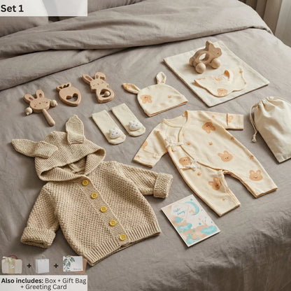 Rabbit Baby Gift Set in Keepsake Suitcase