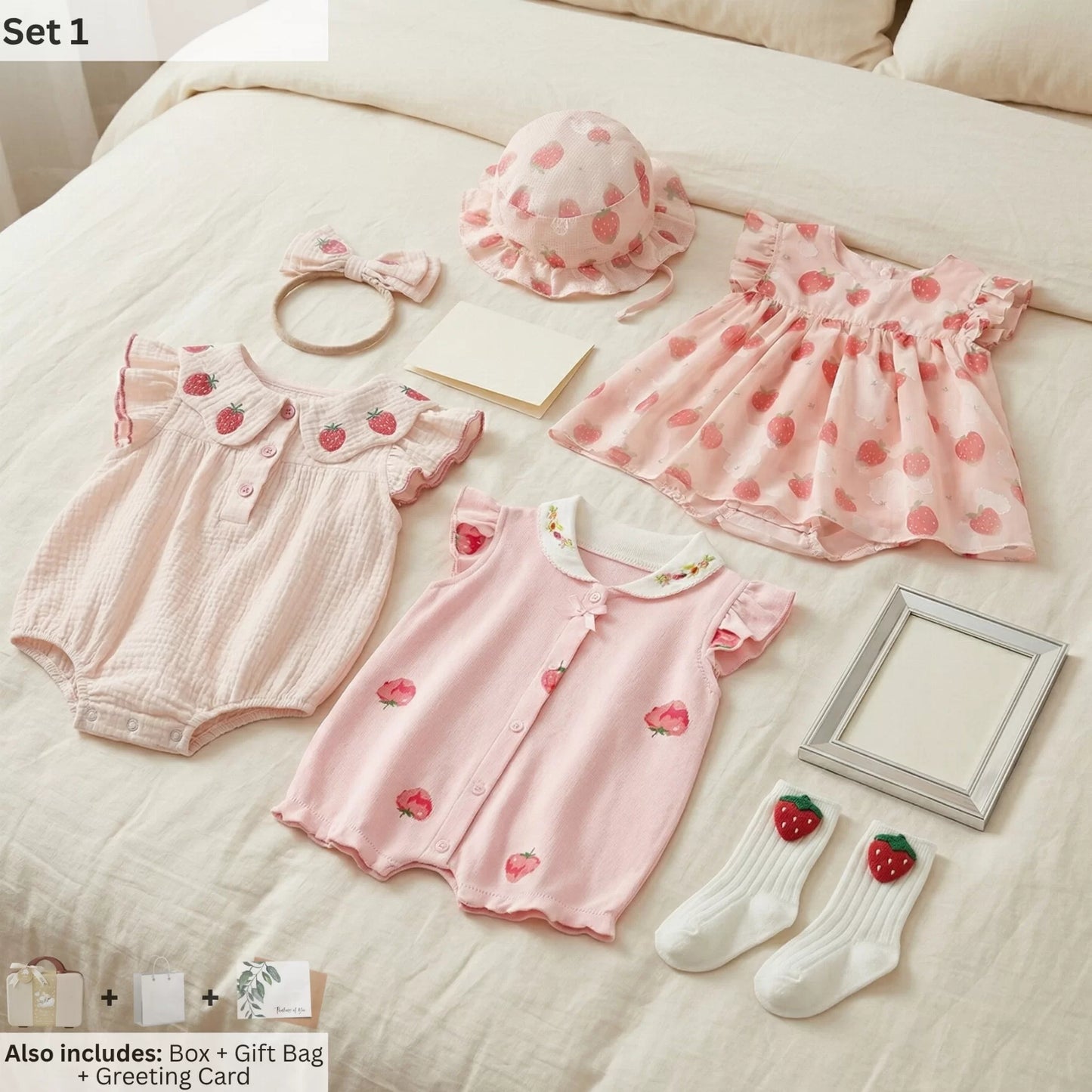 Berry Baby Gift Set in Keepsake Suitcase