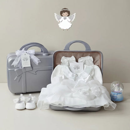 Angel Baby Gift Set in Keepsake Suitcase